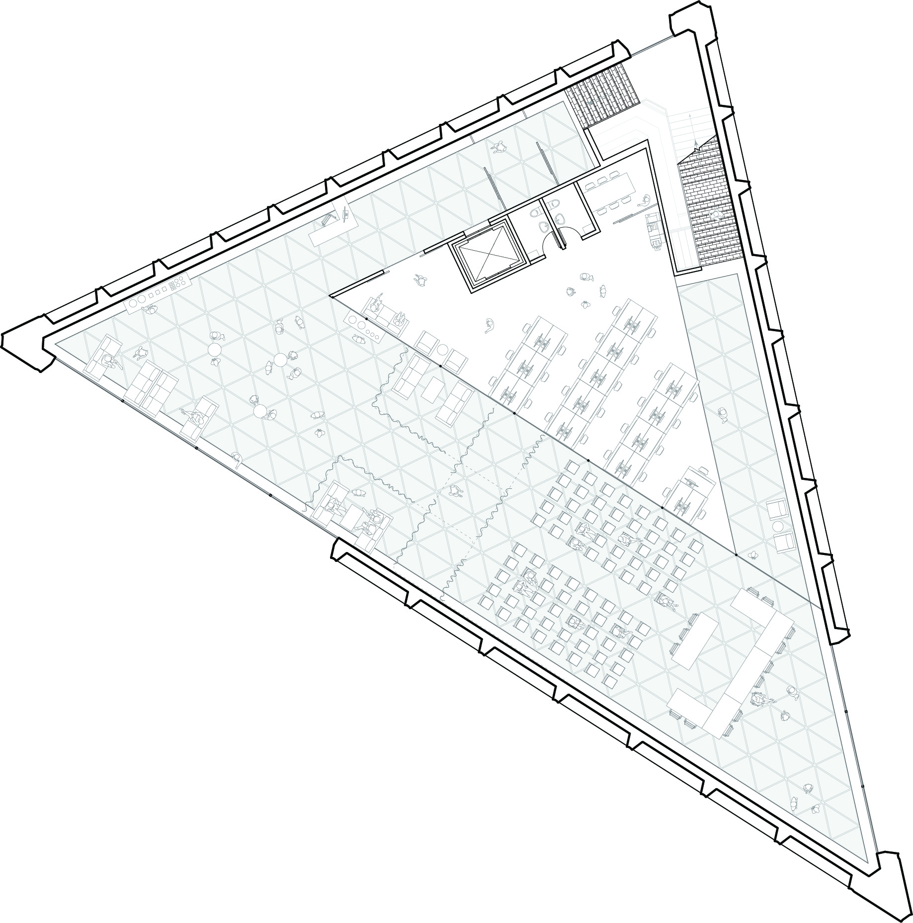 Top floor plan